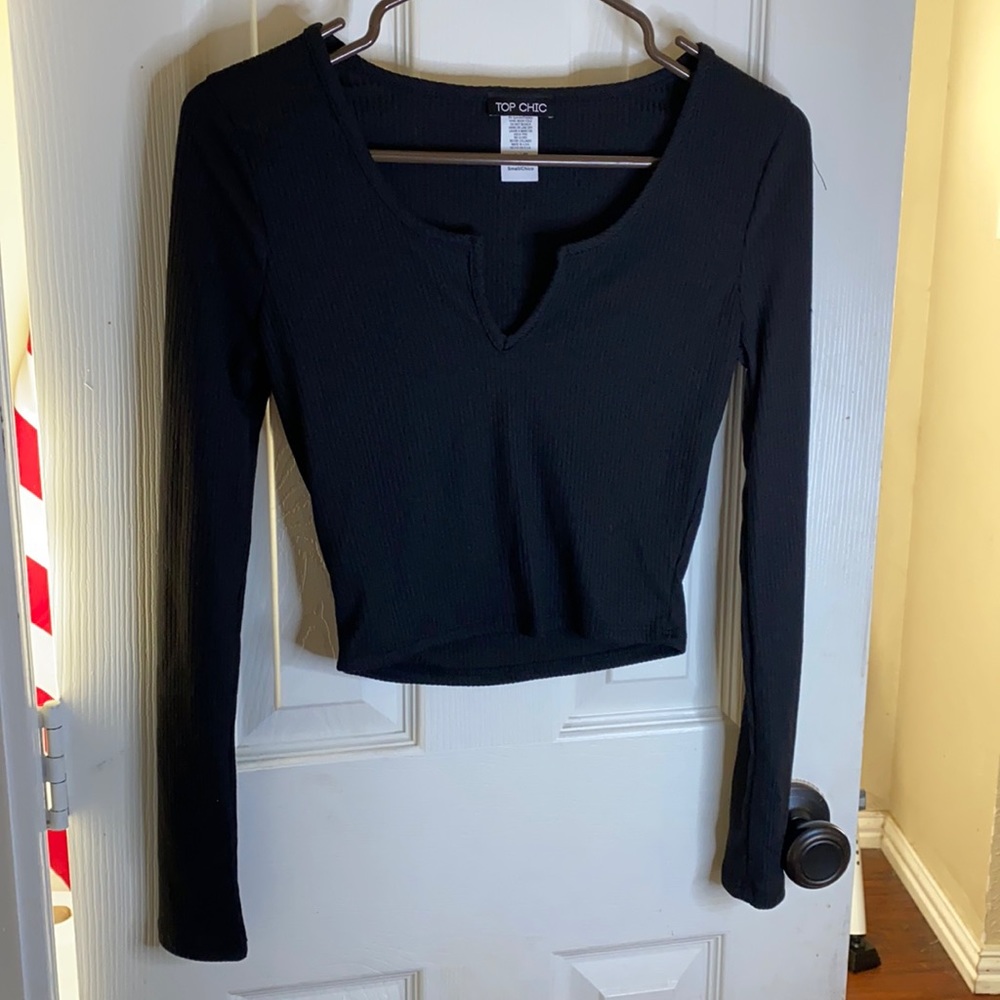 💞 5 for $10💞 Top Chic Black Crop Top
